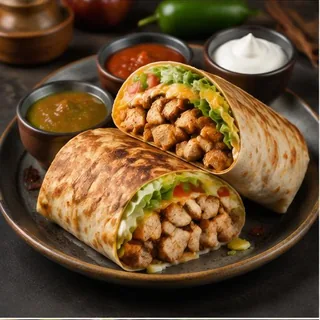 Chicken — AI-generated representative photos — not photographs of Eduar2’s actual dishes.