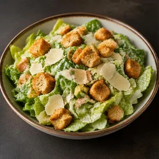 Caesar Salad — AI-generated representative photos — not photographs of Eduar2’s actual dishes.