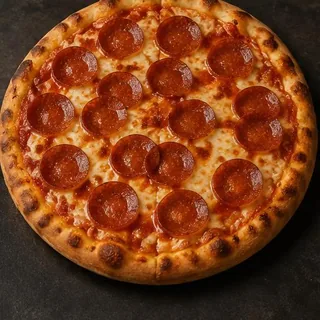 Pepperoni — AI-generated representative photos — not photographs of Eduar2’s actual dishes.