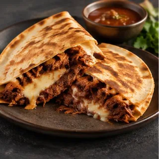 Birria — AI-generated representative photos — not photographs of Eduar2’s actual dishes.