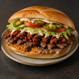 Campechana, Chorizo & Steak — AI-generated representative photos — not photographs of Eduar2’s actual dishes.